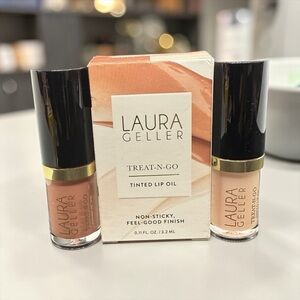 🫦LAURA GELLER🫦Treat-N-Go Tinted Lip Oil Set/NIB